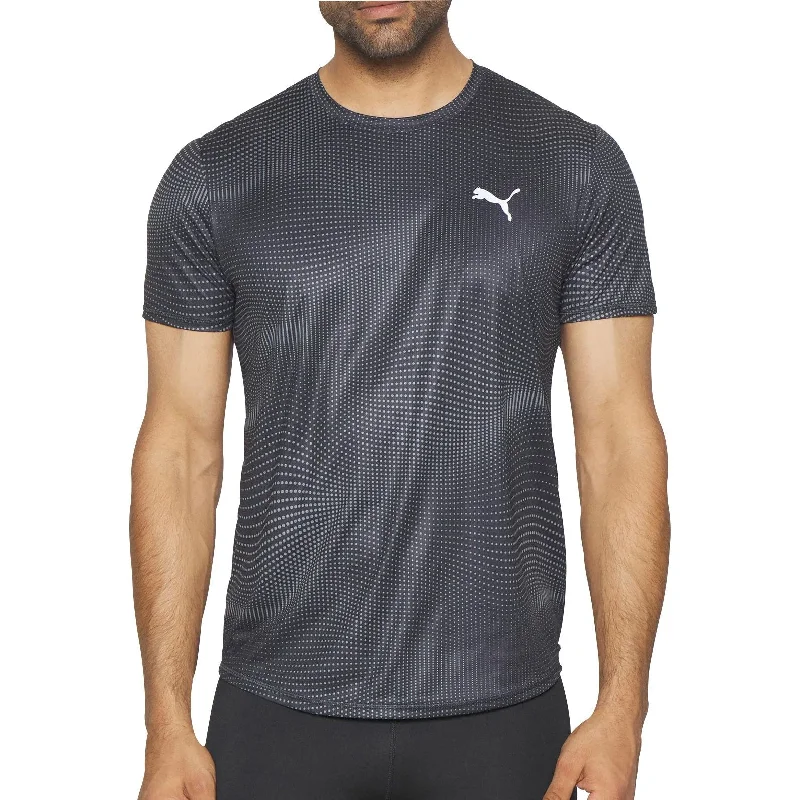 Puma Favourite Short Sleeve Mens Running Top - Black