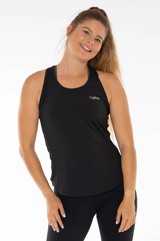 Momentum Black Tank Top