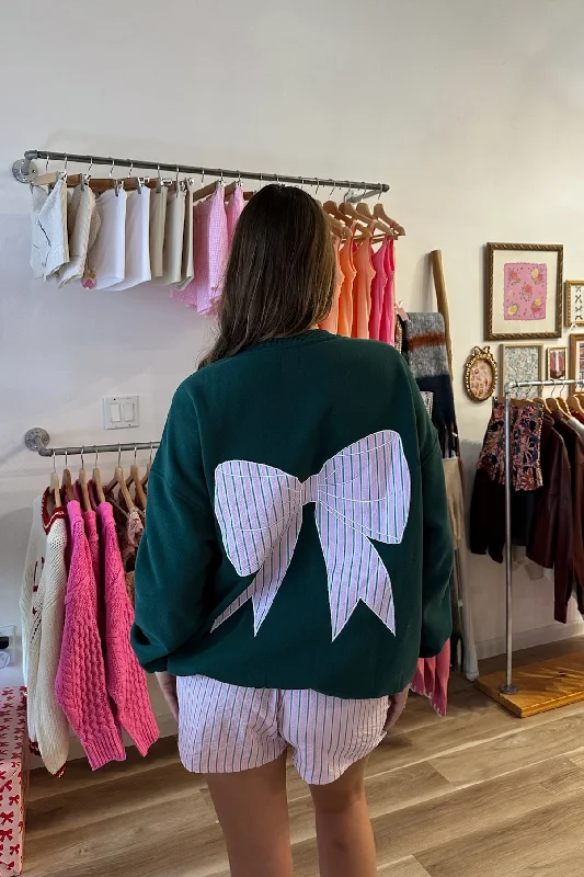 Christmas Bow Sweatshirt