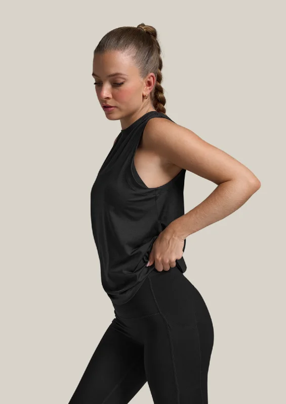 Form Soft Jersey Tank Black