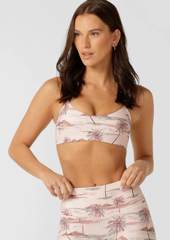 Paradise Palm Swim Sport Bralette