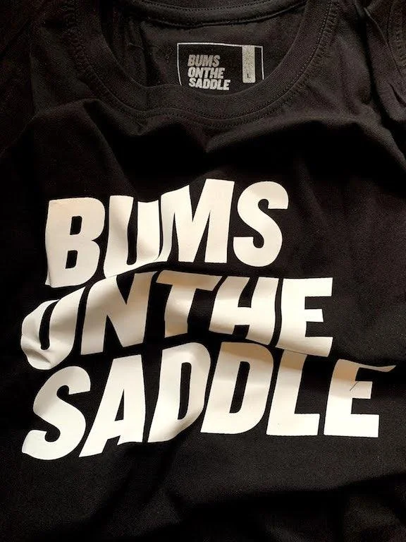 BUMSONTHESADDLE T-Shirts (Black)