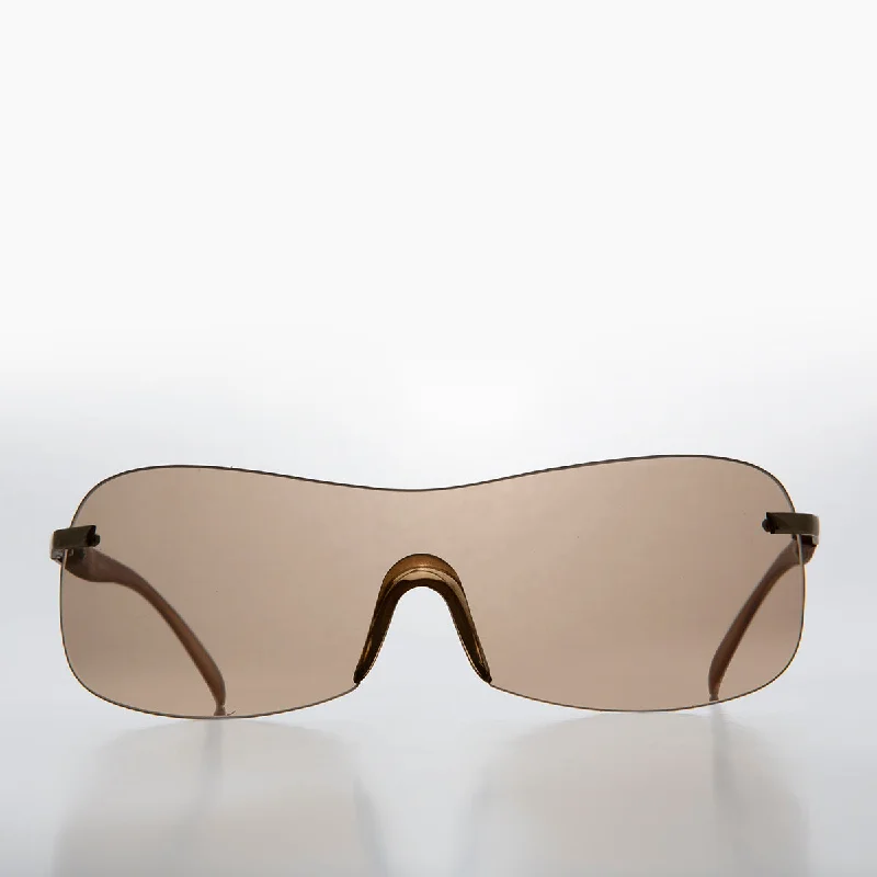 Mono Lens Shield Vintage Sunglasses - Blazer