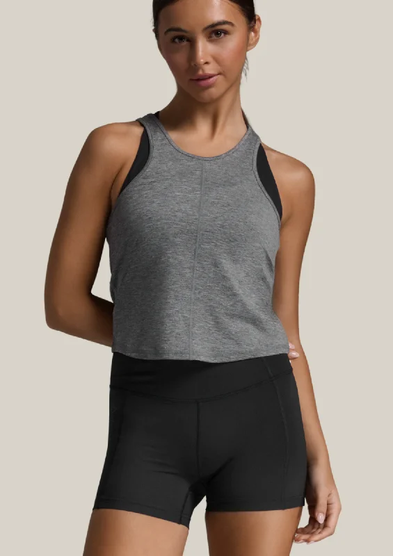 Form Soft Jersey Crop Tank Harbor