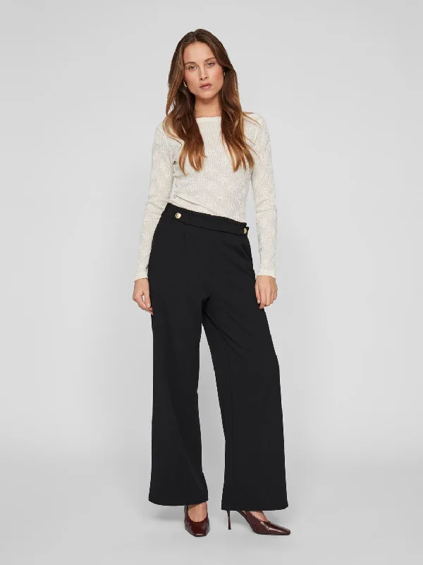 VICLARRY Tailored Trousers - Black