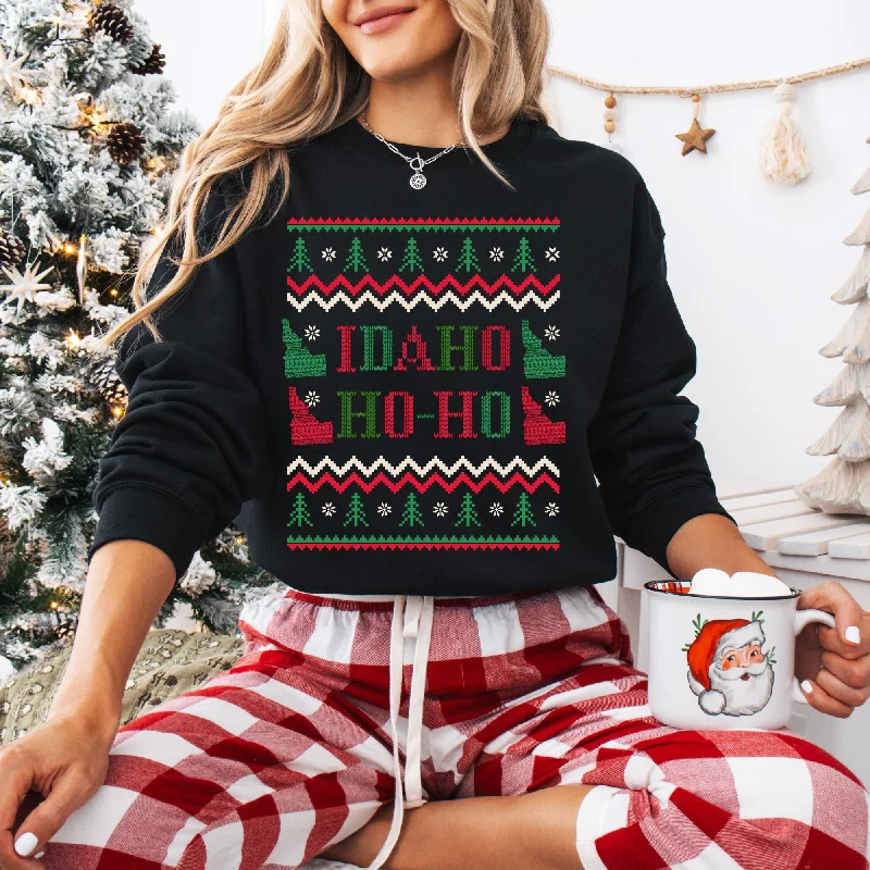 Idaho Ugly Sweater Sweatshirt Gildan & Bella Canvas