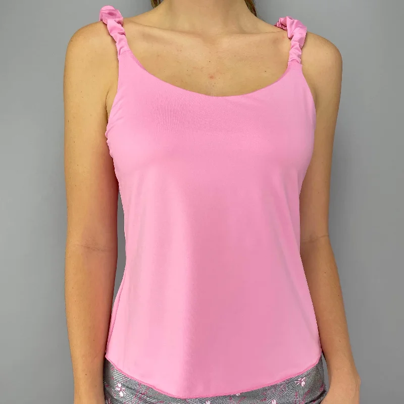 Unsuited Scrunchie Top (pink)