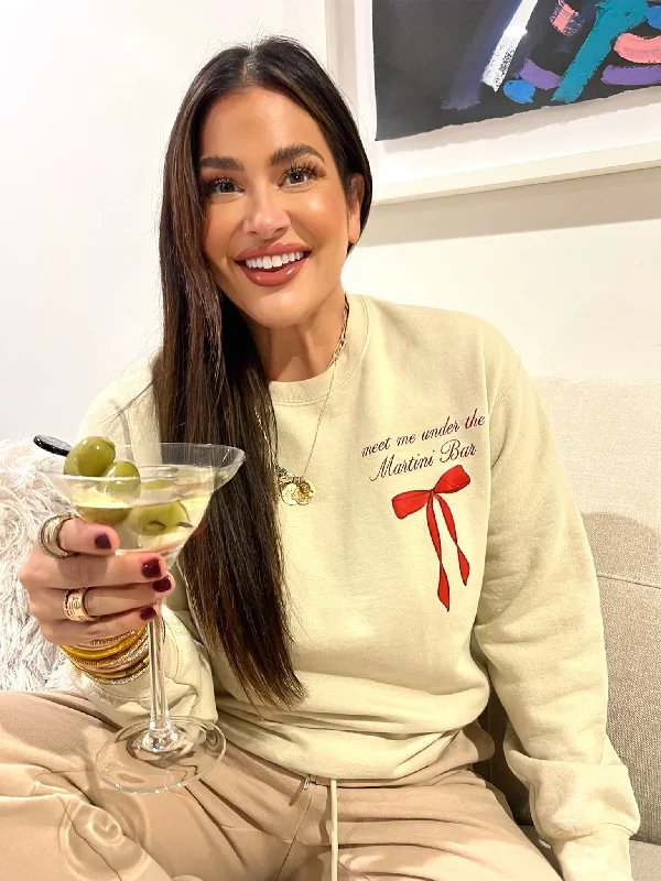 Merry Crewneck Sweatshirt - Martini Bar