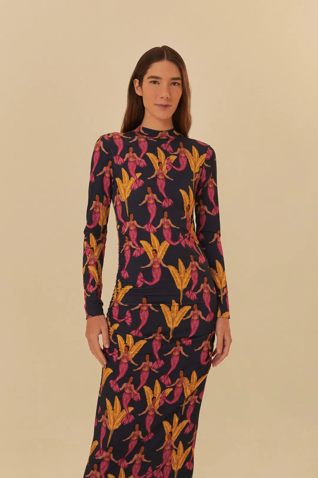 FARM MIDI DANCA DRESS