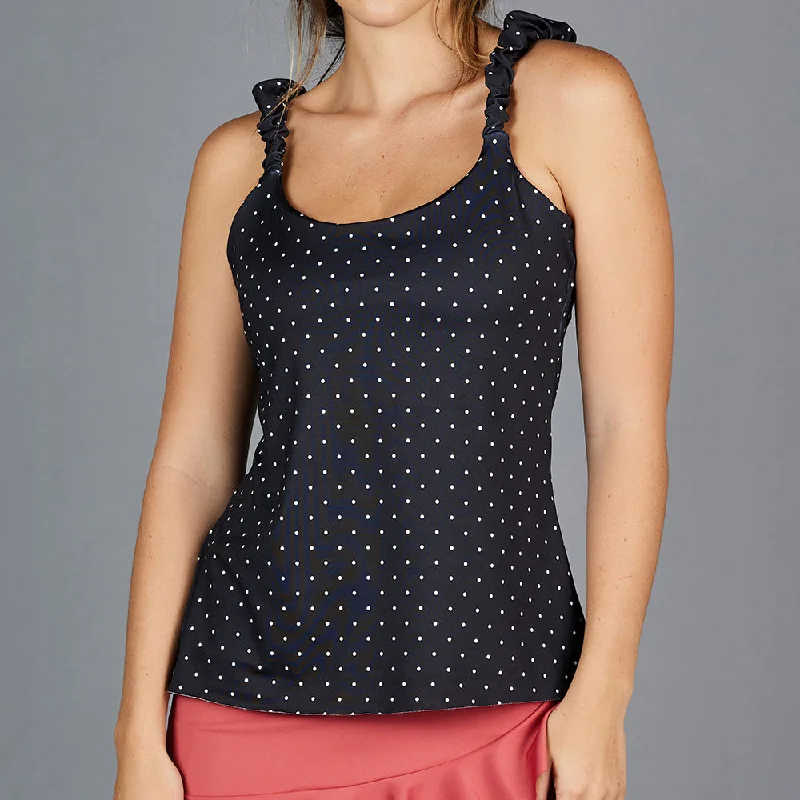 Vespa Scrunchie Top (dot print)