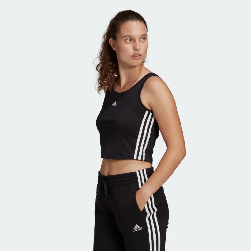 Adidas Essentials Cropped Tank Top Black GL0797