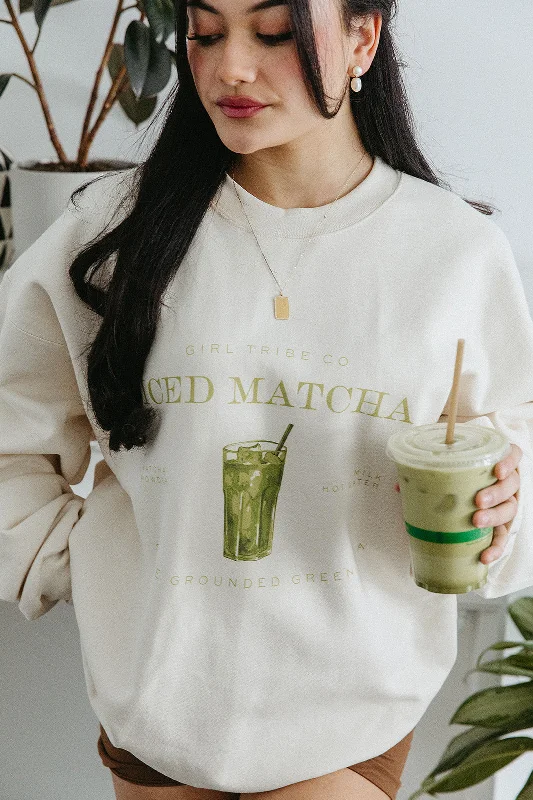 Matcha Sweatshirt In Ivory