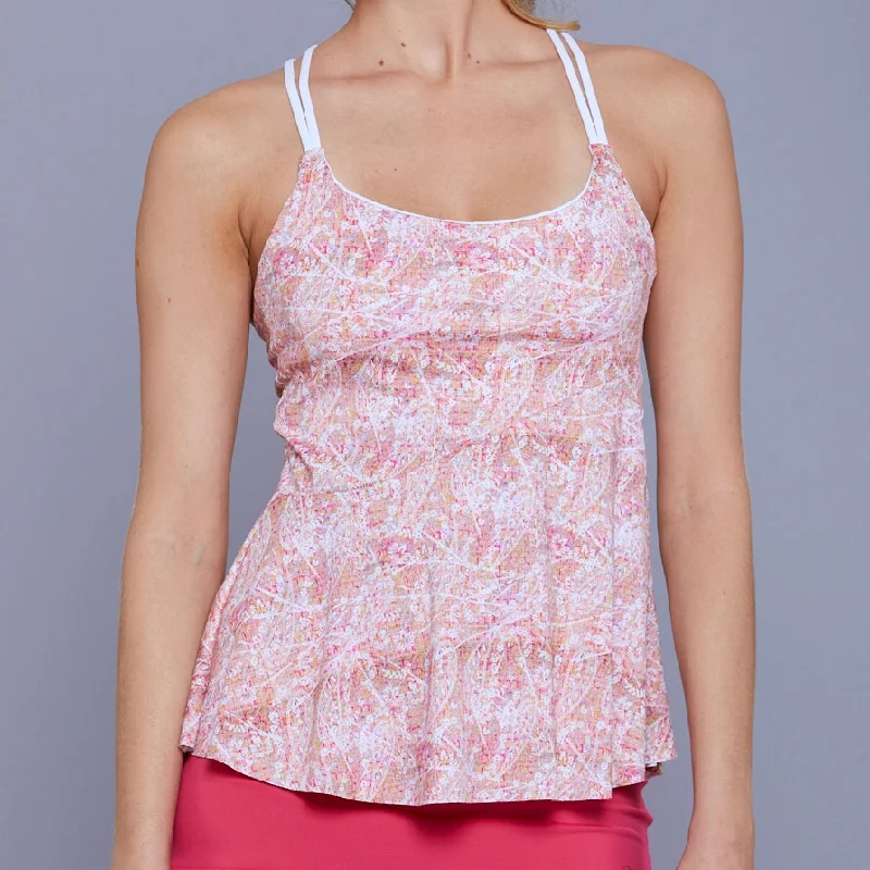 Lush Weave Ballarina Strap Top (print)