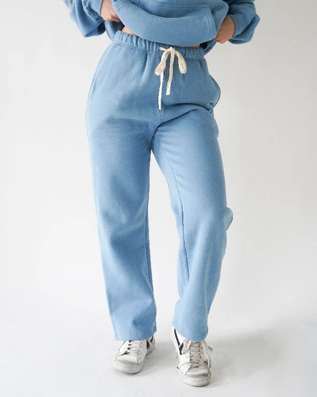 Legacy Straight-leg Sweatpants - Lagoon