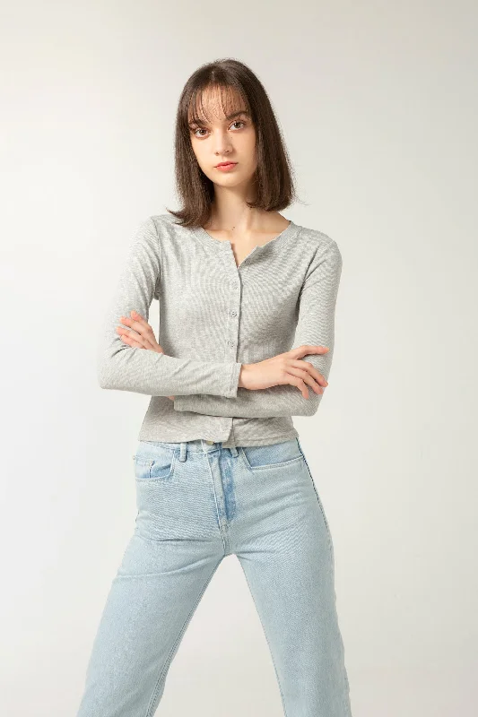 LUV Cardigan - Grey