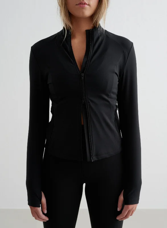 Black Sense Zip Jacket