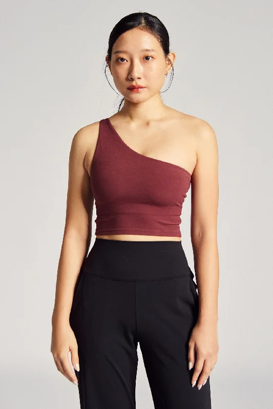 Toga Longline Bra 2.0 in Dark Cherry