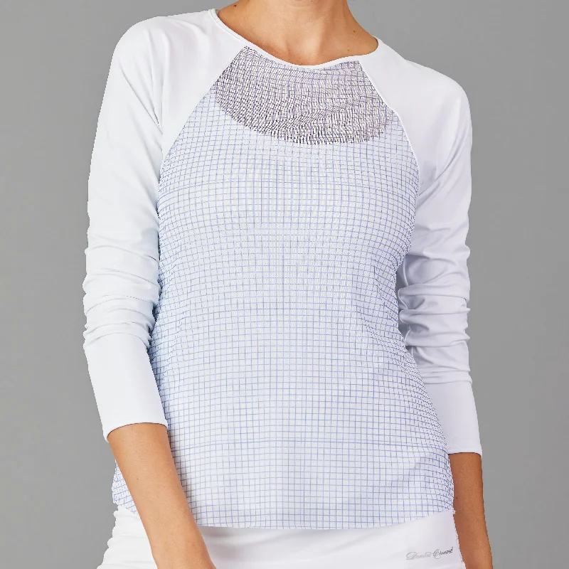 Notebook Sheer-body Top (print)