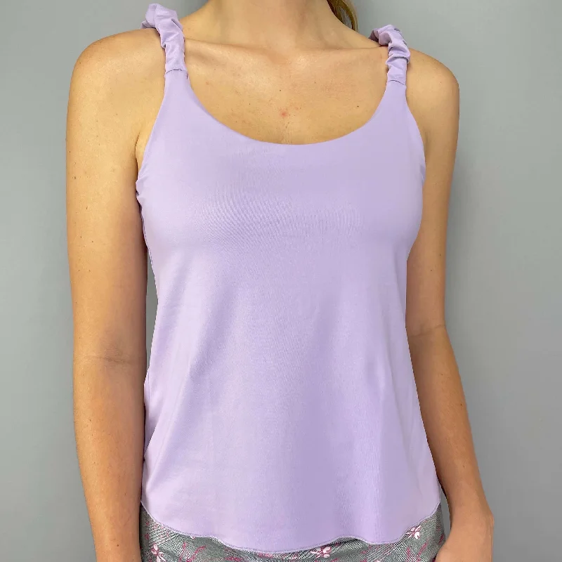 Unsuited Scrunchie Top (lilac)