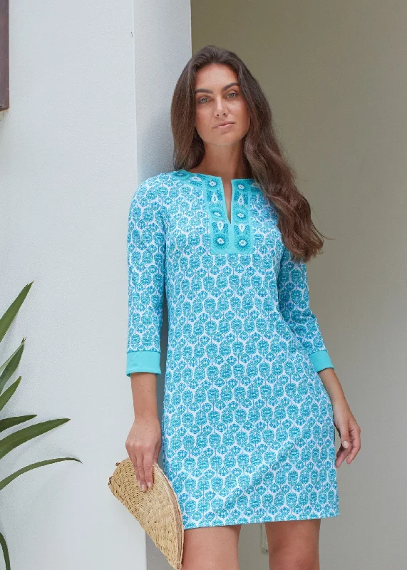 Rosemary Beach Embroidered Tunic Dress