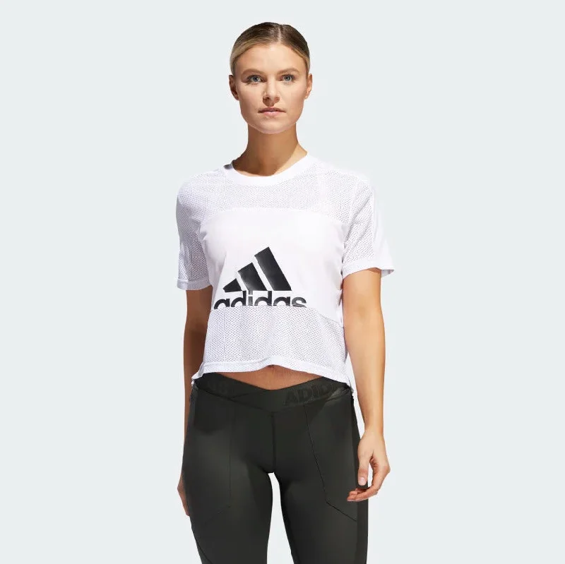 Adidas Badge of Sport Mesh Tee White EB4502