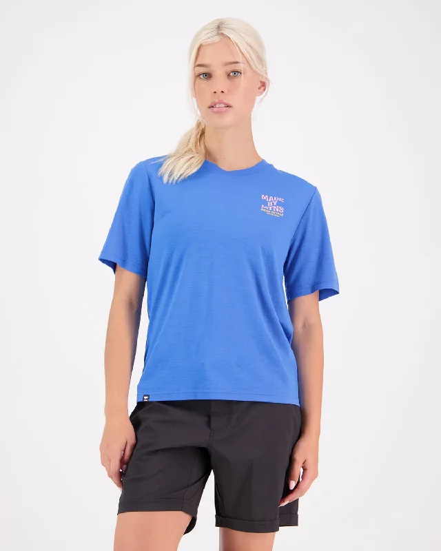 Icon Merino T-Shirt - Pop Blue