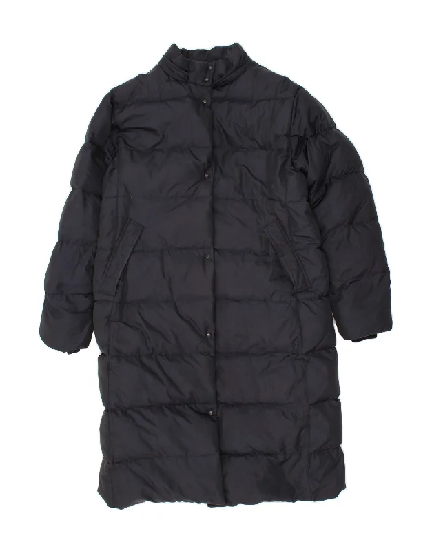 CASUCCI Womens Padded Coat UK 16 Large Navy Blue Polyamide